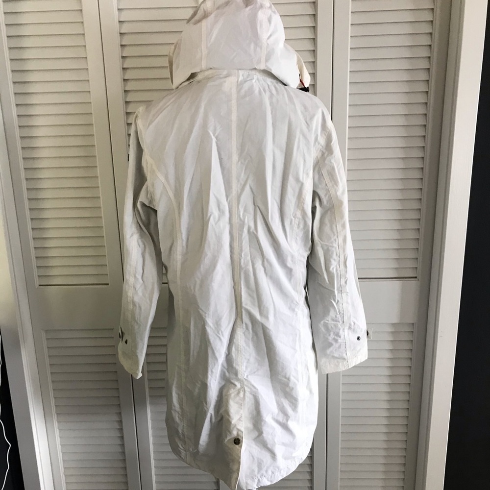 Sebago Women’s White Anorak Sailing Jacket with Detachable Hood Size Medium - Picture 2 of 12